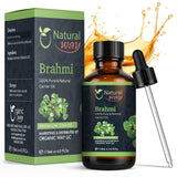 Brahmi Carrier Oil for Diffusers, Dry Skin, Hair | Natural Aroma Oil for Home Fragrance, DIY Beauty Blends & DIY Candle Making, Long Lasting Scent for Office, Bedroom Scent 4 Fl Oz (120 mL)