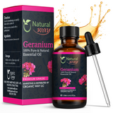 Geranium Essential Oil for Diffusers | Natural Aroma Oil for Home Fragrance, Humidifier & DIY Candle Making, Long Lasting Scent for Office, Bedroom & Soothing Scent 4 Fl Oz (120 mL)