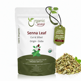 Senna Leaf Cut & Sifted (Cassia angustifolia) - Herbal Tea | Kosher & USDA Certified | Vegan, Non-GMO & Gluten Free | Tested for Heavy Metal | 100% Raw from India