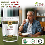 Avocado Dried Leaves Whole - Kosher & USDA Certified | Non GMO & Gluten Free | Origin - Sri-Lanka