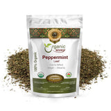 Dried Peppermint Leaf Cut & Sifted (Mentha and piperita) | Herbal Tea - European Wild-Harvest | Kosher Certified | Raw, Vegan, Non GMO & Gluten Free | USDA Certified | Origin - Albania