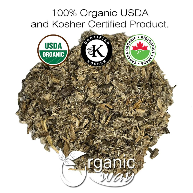 Dried Burdock Root (Arctium lappa) Cut & Sifted | Herbal Tea -  Kosher Certified | Raw, Vegan, Non GMO & Gluten Free | USDA Certified | Origin - Albania