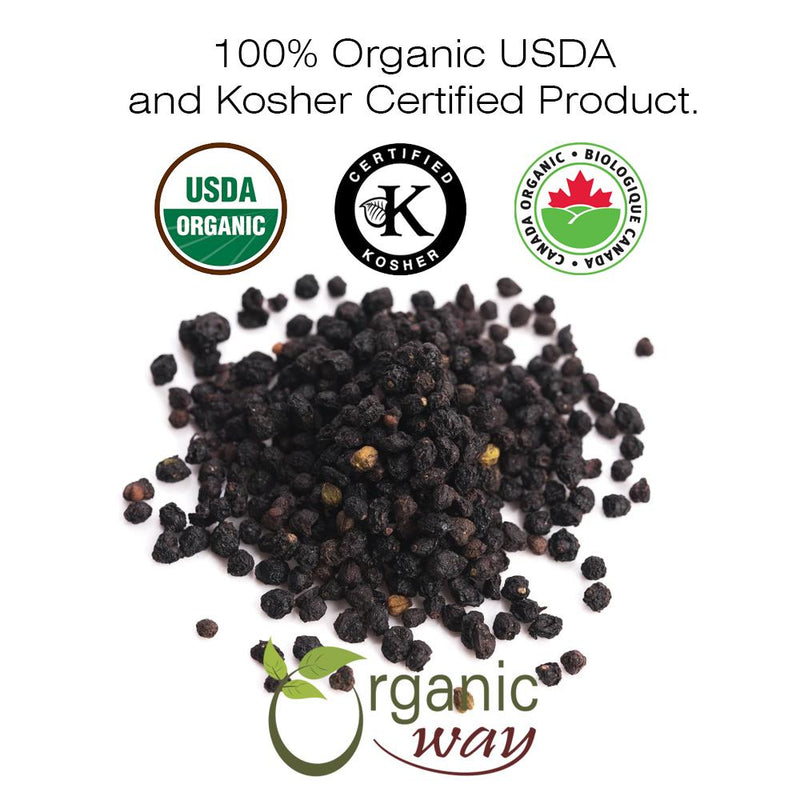 Elderberry (Whole), European Wild Harvest