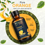 Natural Way Orange Essential oil | Pure Aromatherapy Oil for Diffusers, Hair Growth, Skin, Scalp Care, Massage | Refreshing Hair Oil for Women & Men | Organic Essential Oil for Diffuser | 4 Fl Oz (120 mL)