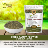 Organic Way Dried Tansy Flower Herb Tea | Origin - Albania
