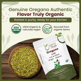 Dried Oregano Leaf Cut & Sifted (Origanum vulgare) - European Wild-Harvest | Kosher Certified | Vegan, Non GMO & Gluten Free | USDA Certified | Origin - Albania