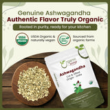 Ashwagandha Root Cut & Sifted (Withania somnifera) - Kosher Certified | Vegan, Non GMO & Gluten Free | USDA Certified | Origin - India