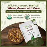 Haritaki Whole (Chebulic Myrobalan) | Terminalia Chebula (Yellow Myrobalan) | Kosher & USDA Certified | Vegan, Non-GMO & Gluten Free | 100% Raw from India