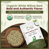 White Willow Bark Dried Herb Cut & Sifted - Herbal Tea - Origin Albania