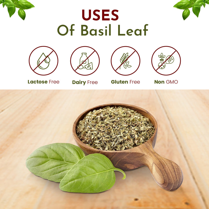 Organic Way Basil leaf cut and sifted