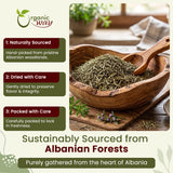 Dried Cleaver Herb Cut & Sifted - Herbal Tea - Origin Albania