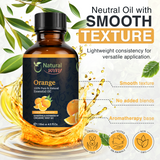 Natural Way Orange Essential oil | Pure Aromatherapy Oil for Diffusers, Hair Growth, Skin, Scalp Care, Massage | Refreshing Hair Oil for Women & Men | Organic Essential Oil for Diffuser | 4 Fl Oz (120 mL)