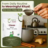 Hand Selected Cloves Whole (Syzygium aromaticum) - Adds Flavour & Aroma | Kosher Certified | Raw, Non GMO & Gluten Free | USDA Certified | Origin - Sri Lanka