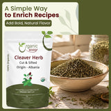 Dried Cleaver Herb Cut & Sifted - Herbal Tea - Origin Albania