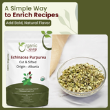 Echinacea Purpurea Herb Cut & Sifted - Herbal Tea - Origin Albania