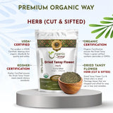 Organic Way Dried Tansy Flower Herb Tea | Origin - Albania