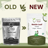 Nettle Leaf Powder (Urtica dioica) - Herbal Tea | Kosher Certified | Raw, Vegan, Non GMO & Gluten Free | USDA Certified | Origin - Albania