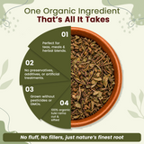 Tulsi/Holy Basil (Rama) Cut & Sifted (Ocimum tenuiflorum) - Pure Leaves Herbal Tea | USDA & Kosher Certified | Vegan, Non GMO & Gluten Free | Resealable Bag | 100% Raw from India