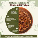 Natural Dandelion Root Whole (Taraxacum Officinale) - Herbal Tea | European Wild-Harvest | USDA & Kosher Certified | Raw, Vegan, Non GMO & Gluten Free | Origin - Albania