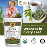 Organic Way Dried Tansy Flower Herb Tea | Origin - Albania