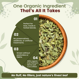 Senna Leaf Cut & Sifted (Cassia angustifolia) - Herbal Tea | Kosher & USDA Certified | Vegan, Non-GMO & Gluten Free | Tested for Heavy Metal | 100% Raw from India