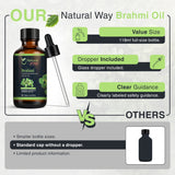 Brahmi Carrier Oil for Diffusers, Dry Skin, Hair | Natural Aroma Oil for Home Fragrance, DIY Beauty Blends & DIY Candle Making, Long Lasting Scent for Office, Bedroom Scent 4 Fl Oz (120 mL)