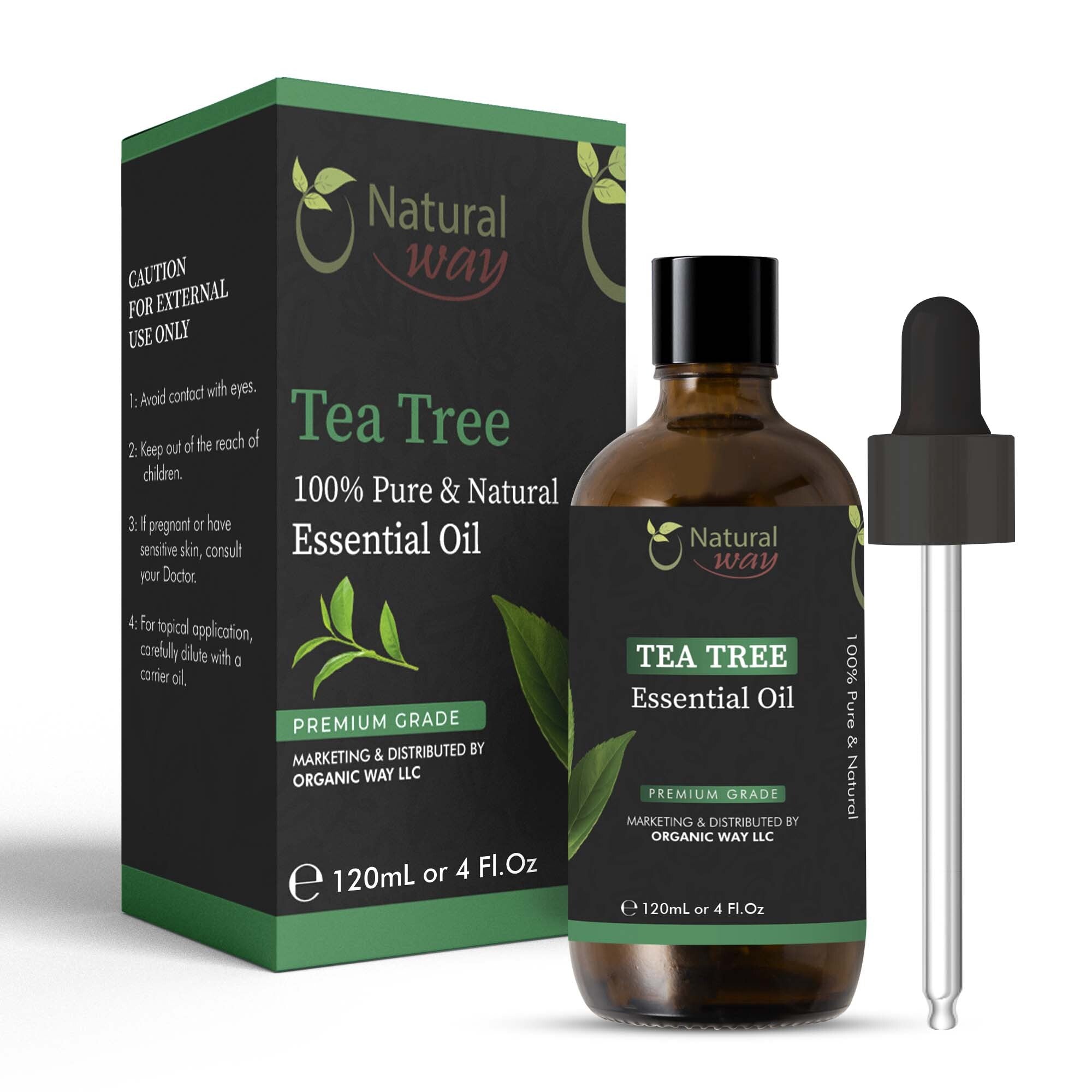 Natural Way Tea Tree Essential Oil | Essential Oil for Diffuser, Hair ...
