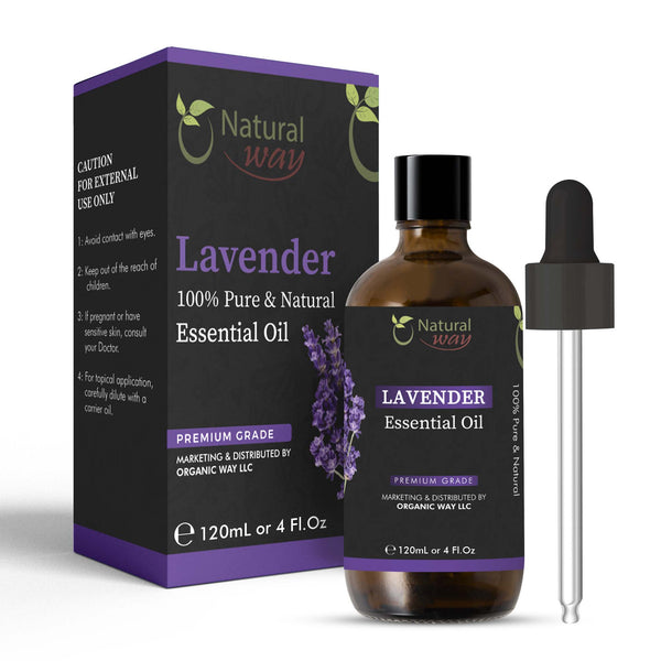 Natural Way Lavender Essential Oil 4oz (120 ml)