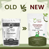 True Ceylon Cinnamon Powder | Kosher Certified | Raw, Vega, Non-GMO & Gluten Free | Freshly Grounded Premium Cinnamon | Resealable Bag | Origin-Sri Lanka