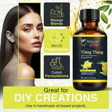 Ylang Ylang Essential Oil for Diffusers | Natural Aroma Oil for Home Fragrance, Humidifier & DIY Candle Making, Long Lasting Scent for Office, Bedroom & Soothing Scent 4 Fl Oz (120 mL)