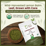 Lemon Balm Leaf (Whole), European Wild Harvest