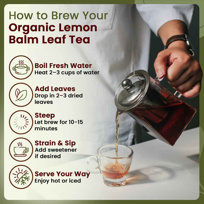 Lemon Balm Leaf (Whole), European Wild Harvest