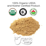 Organic Way Premium Grade Guduchi Powder (Tinospora cordifolia) - Organic & Kosher Certified | Raw, Vegan, Non GMO & Gluten Free | USDA Certified | Origin - India