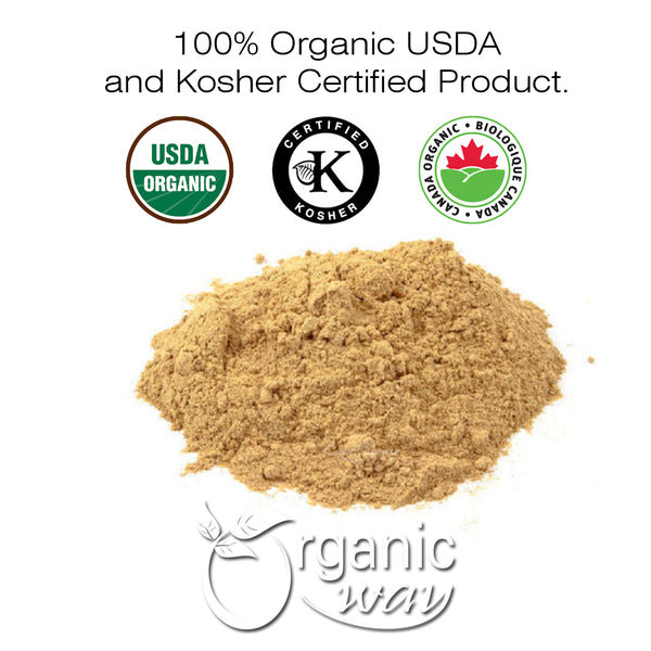 Organic Way Premium Grade Guduchi Powder (Tinospora cordifolia) - Organic & Kosher Certified | Raw, Vegan, Non GMO & Gluten Free | USDA Certified | Origin - India