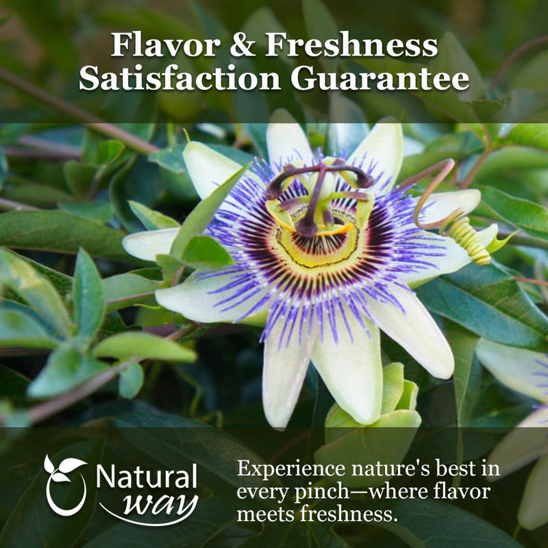 Natural Dried Passion Flower Cut & Sifted