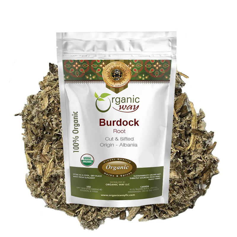 Burdock Root (Cut & Sifted), European Wild Harvest